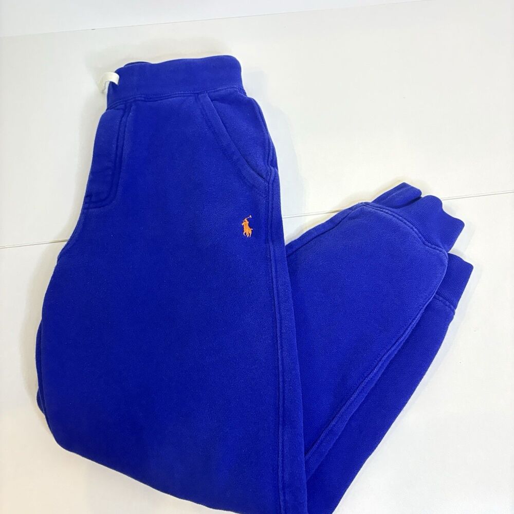 Kids Polo Ralph Lauren Sweatpants Blue Size S (8)